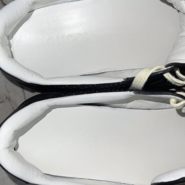 Chunky Platform GG Embossed Monogram Sneaker Black Leather