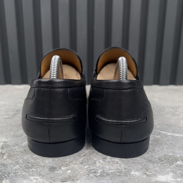Jordaan Horsebit Loafers Black Leather
