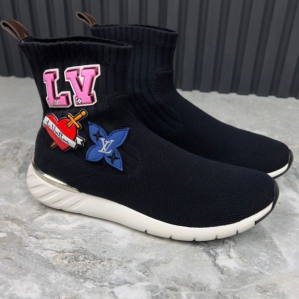 Aftergame Sock Sneakers Black Mesh