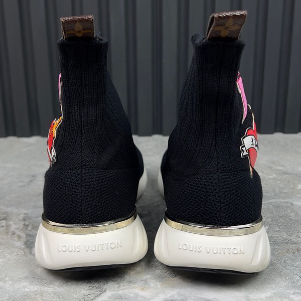 Aftergame Sock Sneakers Black Mesh