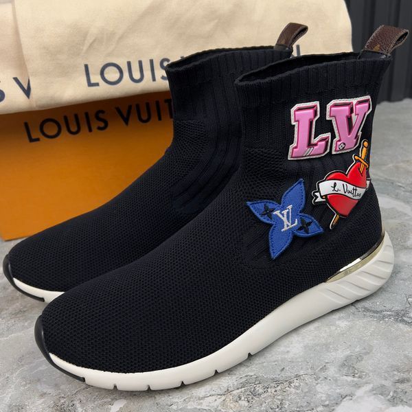 Aftergame Sock Sneakers Black Mesh