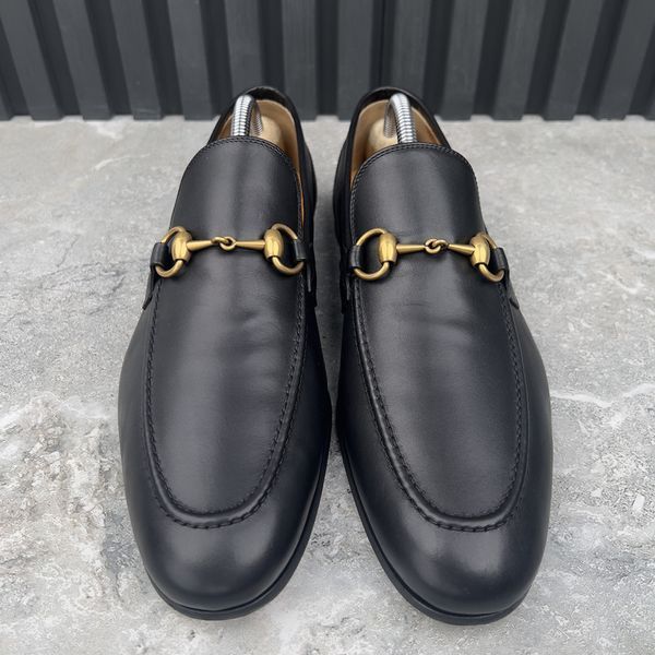 Jordaan Horsebit Loafers Black Leather