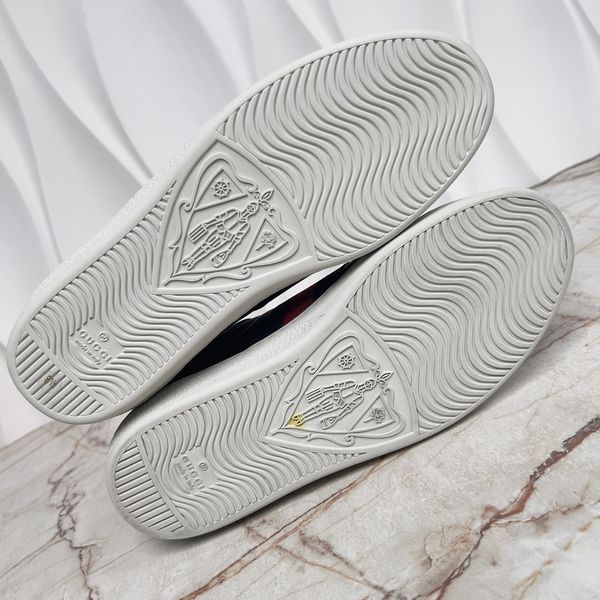 Ace Web Supreme Sneakers Gray Leather