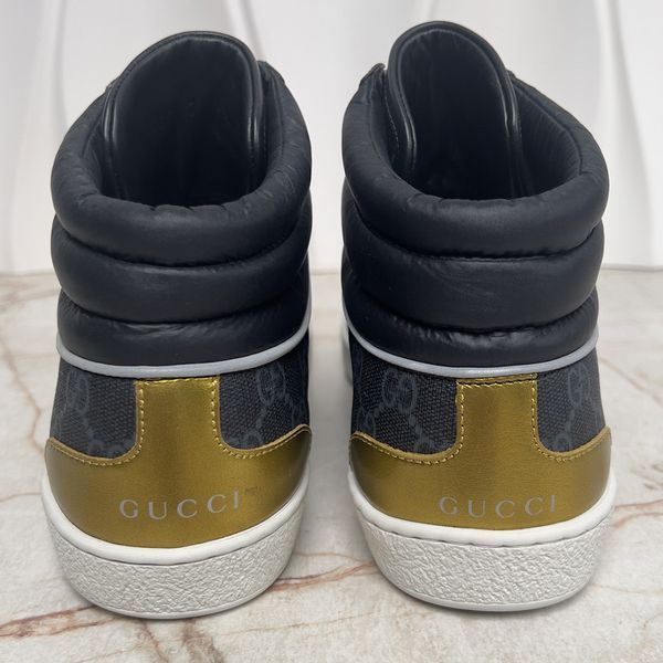 Ace Web Supreme Sneakers Gray Leather