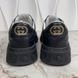 Chunky Platform GG Embossed Monogram Sneaker Black Leather
