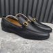 Jordaan Horsebit Loafers Black Leather