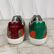 Ace GG Supreme Sneakers Strawberry Beige Leather