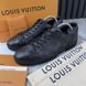 Match Up Sneakers Monogram Eclipse Canvas Black Leather