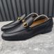 Jordaan Horsebit Loafers Black Leather