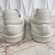Luxembourg Sneakers Monogram Print Logo White Leather