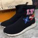 Aftergame Sock Sneakers Black Mesh