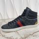 Ace Web Supreme Sneakers Gray Leather