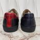 Gucci Ace Web Bee кросівки чорні шкіряні із вишивкою 3032 фото 1