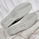 Ace Web Supreme Sneakers Gray Leather