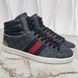 Ace Web Supreme Sneakers Gray Leather
