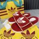 Adidas GG Logo шльопанці червоні махрові 2756 фото 8