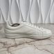 Luxembourg Sneakers Monogram Print Logo White Leather