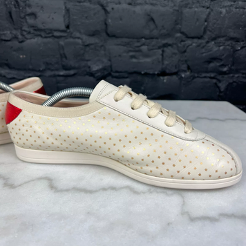 Gucci X Sega Falacer кросівки бежеві шкіряні 2050 фото