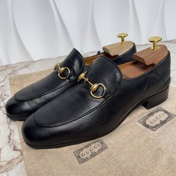 Brixton Horsebit Loafers Black Leather