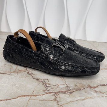 Monte Carlo Moccasins Crocodile Skin