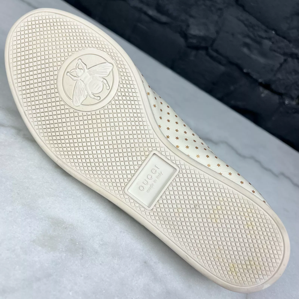Gucci X Sega Falacer Sneakers Beige Leather