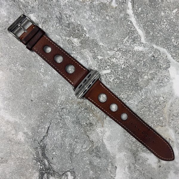 Apple Rallye ремінець для годинника зі шкіри Fauve Barenia 44 mm 013 фото