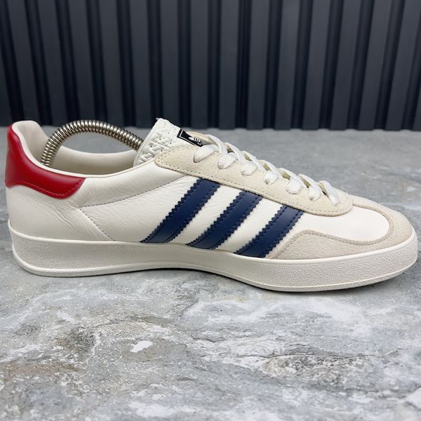 Gucci x Adidas Gazelle Logo Strips Sneakers Leather