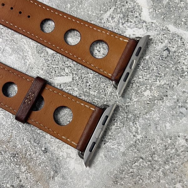 Apple Rallye ремінець для годинника зі шкіри Fauve Barenia 44 mm 013 фото