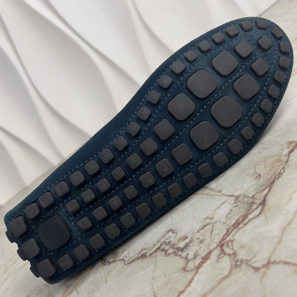 Arizona Tasseled Moccasin Blue Suede