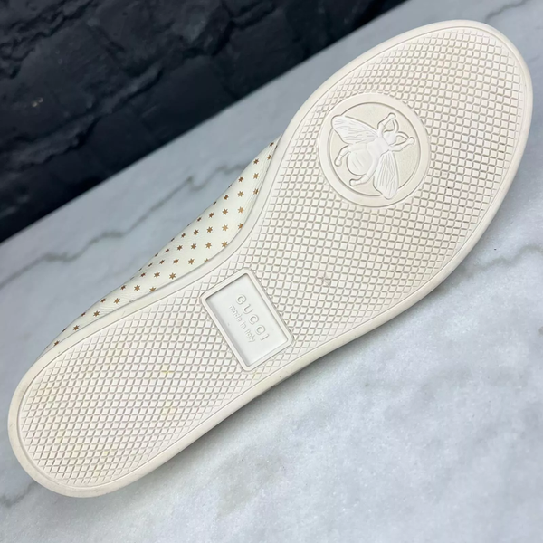 Gucci X Sega Falacer Sneakers Beige Leather