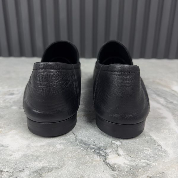 Jordaan Horsebit Skull Embroidered Loafer Black Leather