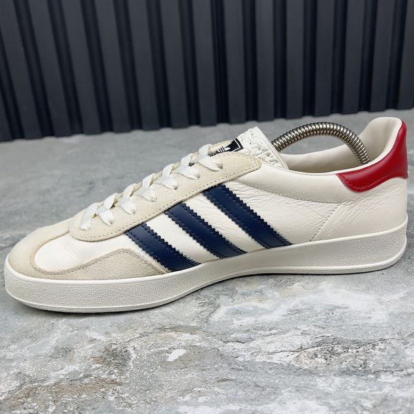 Gucci x Adidas Gazelle Logo Strips Sneakers Leather
