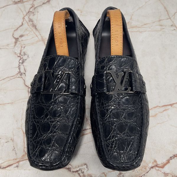 Monte Carlo Moccasins Crocodile Skin
