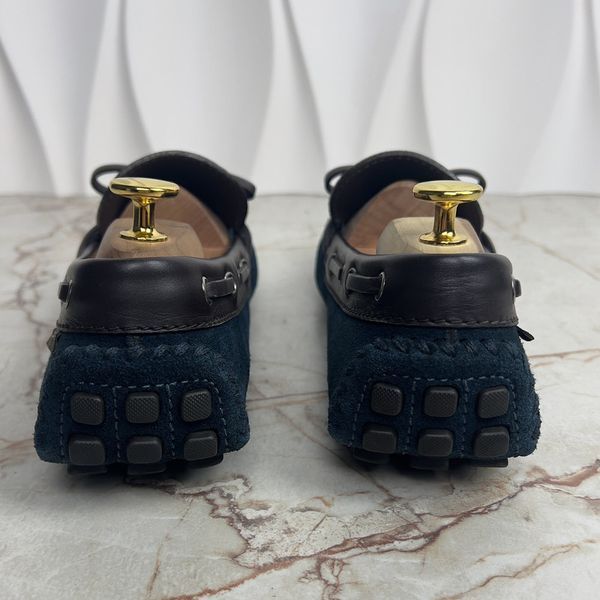 Arizona Tasseled Moccasin Blue Suede