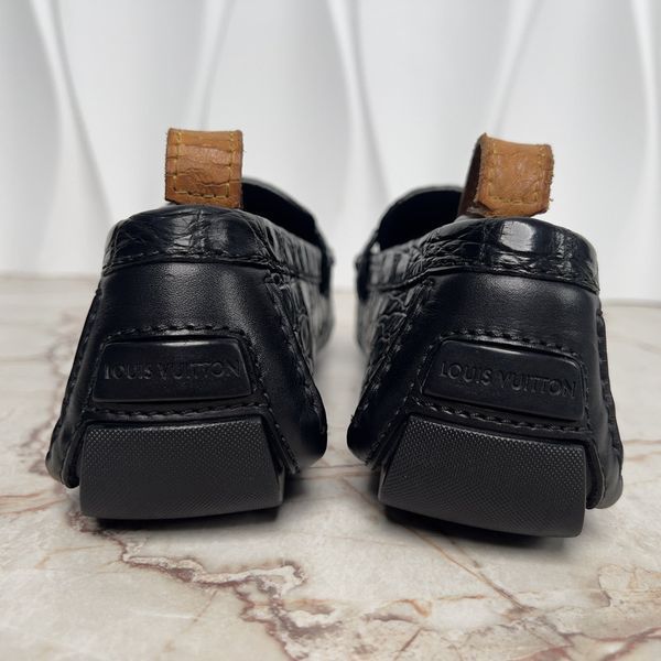 Monte Carlo Moccasins Crocodile Skin
