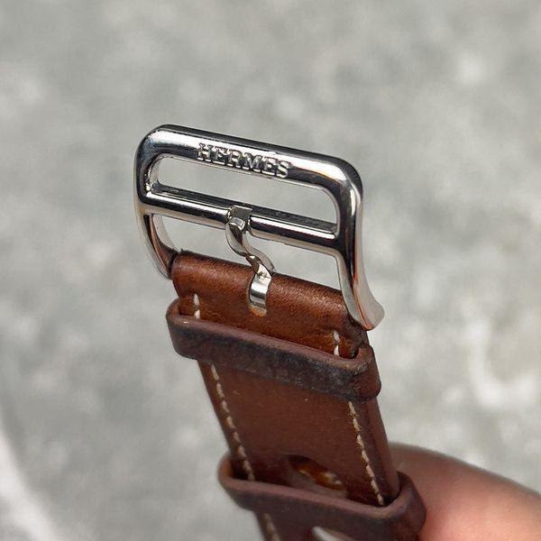 Apple Rallye ремінець для годинника зі шкіри Fauve Barenia 44 mm 013 фото