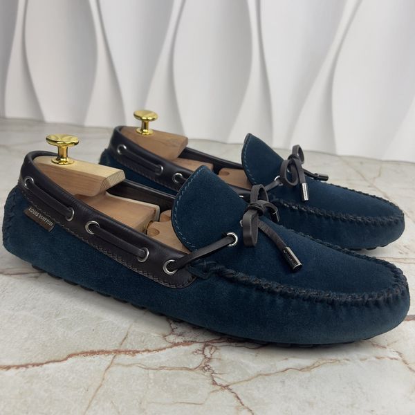 Arizona Tasseled Moccasin Blue Suede