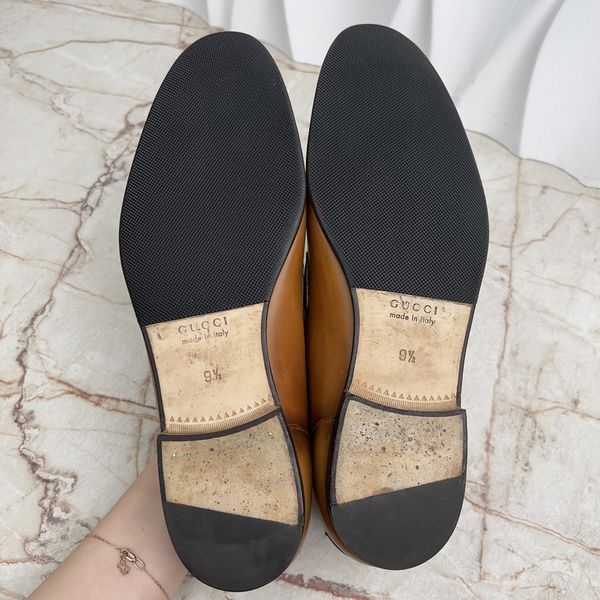 Jordaan Horsebit Loafers Brown Patina Leather