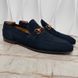 Jordaan Web Horsebit Loafers Blue Suede