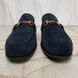 Jordaan Web Horsebit Loafers Blue Suede