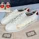 Gucci X Sega Falacer Sneakers Beige Leather