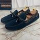 Arizona Tasseled Moccasin Blue Suede