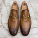 Jordaan Horsebit Loafers Brown Patina Leather