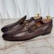 Jordaan Horsebit Loafers Brown Patina Leather