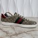Ace Web Sneaker Supreme GG Beige Canvas Bee Print