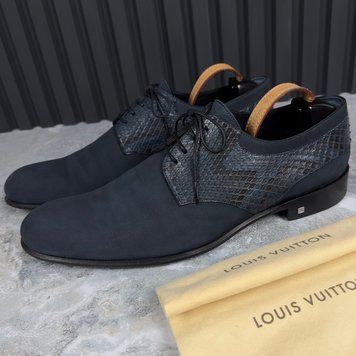 Python Derby Blue Nubuck
