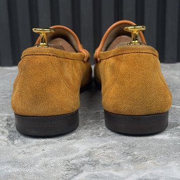 1953 Horsebit Loafers Mustard Brown Suede