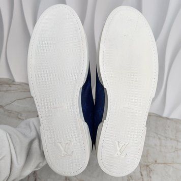 Match Up Sneakers LV Monogram Blue Leather