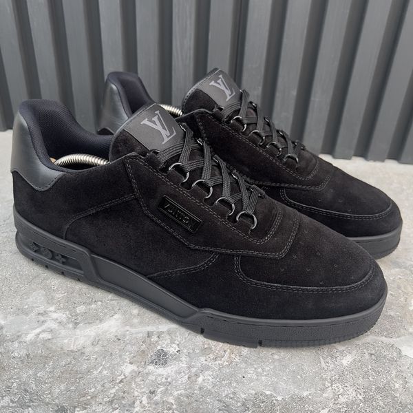 LV Trainer кросівки чорні замшеві 3935 фото