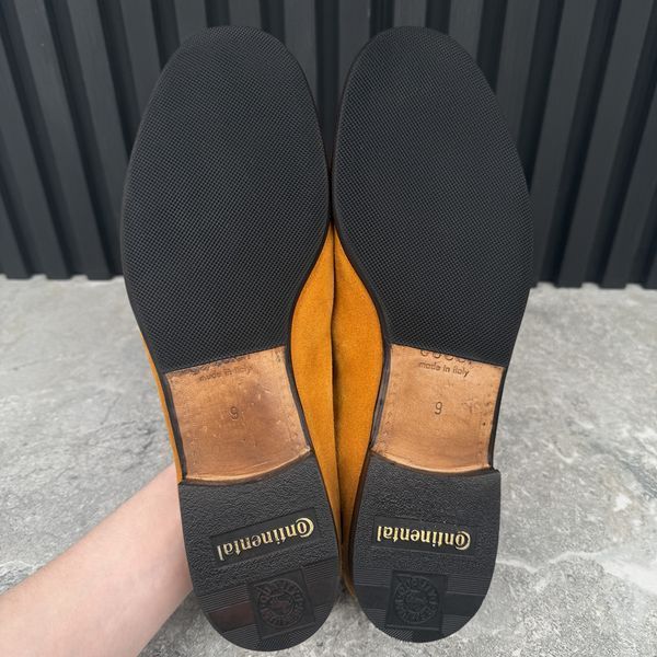 1953 Horsebit Loafers Mustard Brown Suede